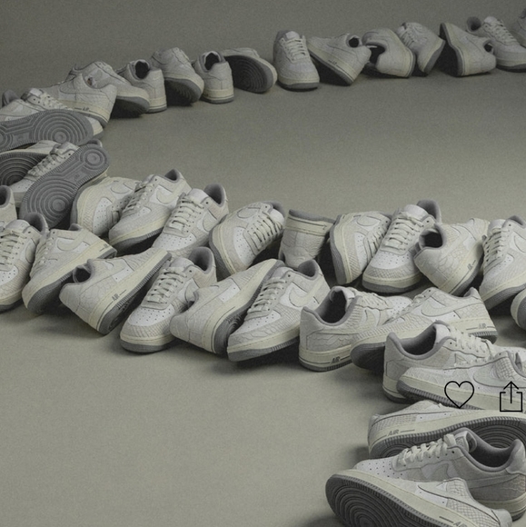 NIKE WMNS AIR FORCE 1 '07 *WHITE PYTHON* - Picture 8 of 8